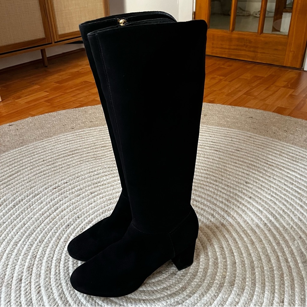 Clarks Kelda Pearl Black Suede Boots